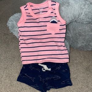 Baby boy two-piece short set